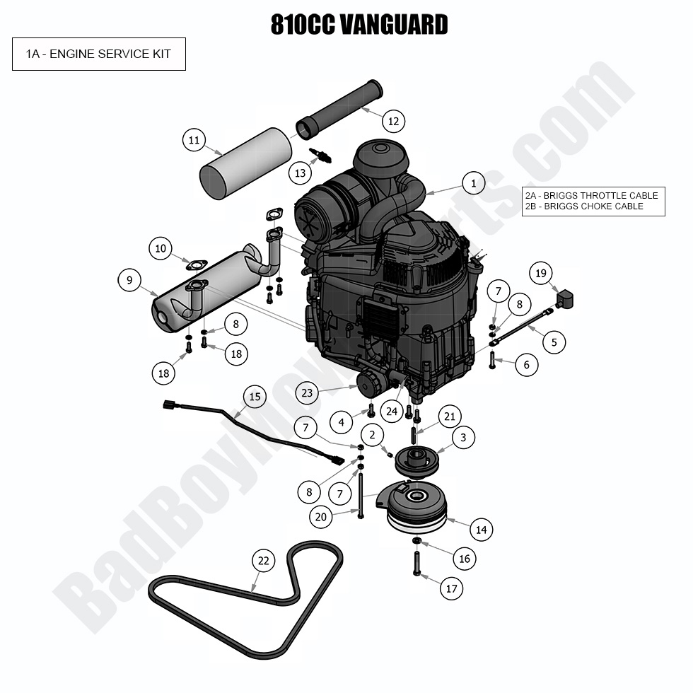 2018 Compact Outlaw - Engine - Vanguard 810
